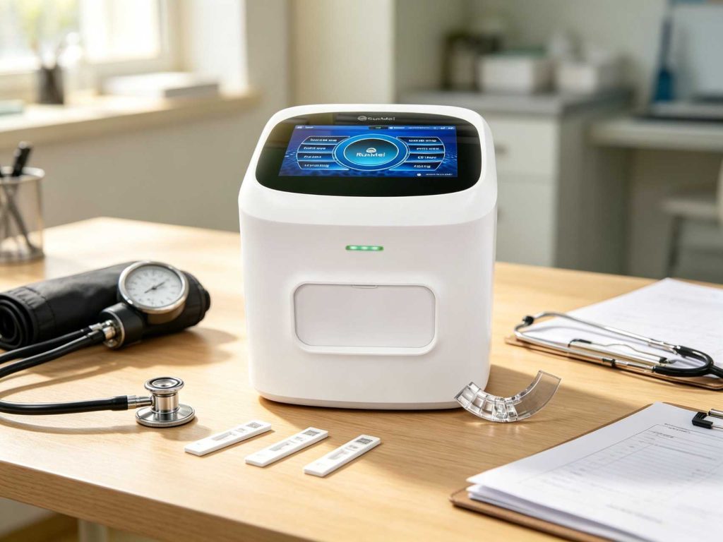 FDA-cleared test menu village clinic